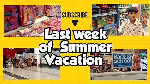 Last week of Summer Vacation| My Routine in UAE Sharjah | Tuba Durrani C&M