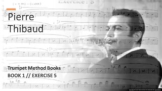 🎺🎺 [Melhore seu som] Método de trompete Pierre Thibaud Livro 1 Exercício 5