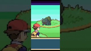 Pokémon FireRed - Encountering Wild Bulbasaur