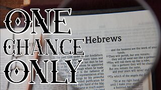 YOU ONLY GET ONE CHANCE WITH JESUS! A RABBI & FORMER CHRISTIAN MINISTER REACT TO HEBREWS 6!