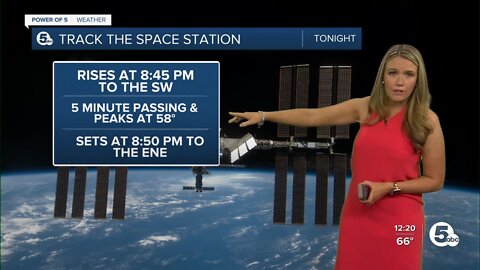 The International Space Station is visible tonight! Find out when & where to look...