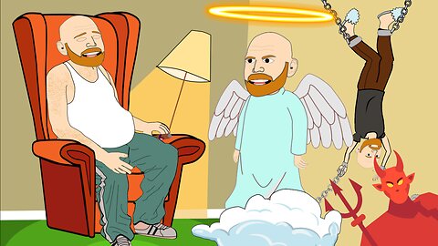 Funny Bill Burr explains why Heaven is boring and Hell is better (Animation) ᴴᴰ