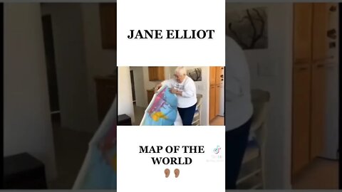 wait.. wut? Jane Elliot shows REAL map of the world