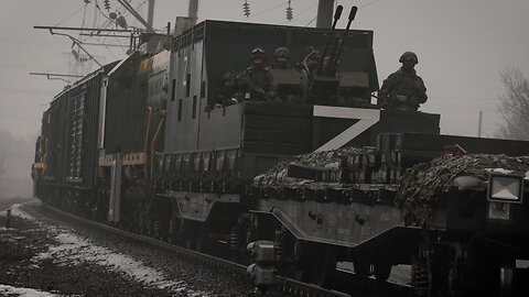 Russia deploys an armoured train to Ukraine to conduct reconnaissance and demining operations