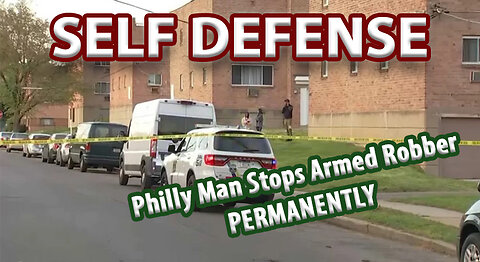 Self Defense - Philly Man Stops Armed Robber Permanently