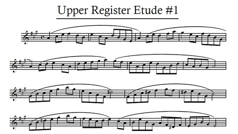 🎺🎺🎺 Etudes para Notas Agudas 01