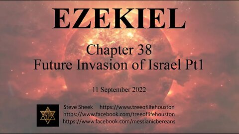EZEKIEL Chapter 38 Future Invasion of Israel Pt1