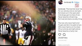 Tom Brady Posts Cryptic Poem On Instagram
