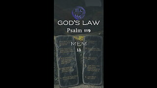 GOD'S LAW - Psalm 119 - 13 - The love of God's Law #shorts