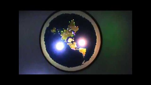42 inch LED Flat Earth wall model by Flatearthmodels - Chris C Pontius ✅