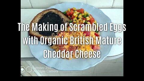 2K FHD The Making of Scrambled Eggs with Organic British Mature Cheddar Cheese (#sns2K, #snsFHD)