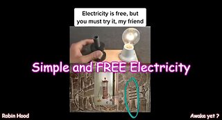 Electricity is FREE, but you must try it, my friend