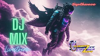 Synthwave DJ MIX Livestream #4 with Visuals - Presented by DJ Cheezus