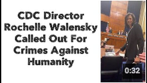 CDC Director Rochelle Walensky Called Out For Crimes Against Humanity 💉(2023)