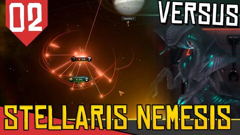 Atacando a HUMANIDADE! - Stellaris Nemesis vs Arkantos #02 [Gameplay PT-BR]