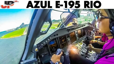 Piloting the AZUL E-195 to RIO | Cockpit Views