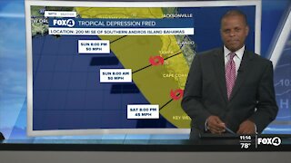 11 PM Tropical Depression Fred Advisory 8/12/21