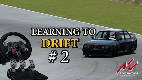 Learning to drift with 900 Degrees G29 Steering wheel in Assetto Corsa PC [ Day 2]