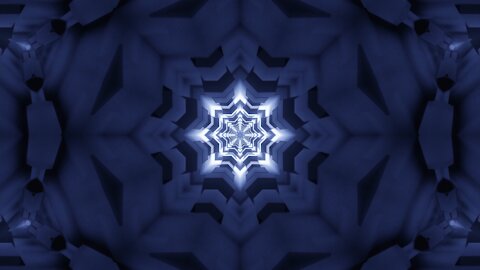 FREE background video vj loop | blinking star shaped kalaidoscope mandala pattern