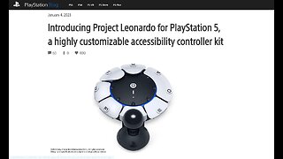 Sony Announced a Brand new Adaptable Controller for PlayStation 5 Called Project Leonardo
