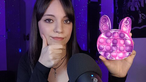 ASMR - Tirando todo seu estresse (pop it, fidget squishy)