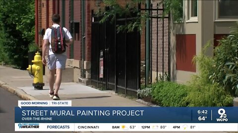 Street painting mural project