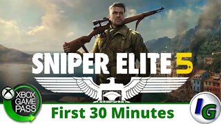 Sniper Elite 5 Gameplay on Xbox Game Pass