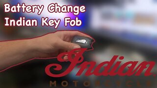 Replacing the battery in my Indian Key Fob