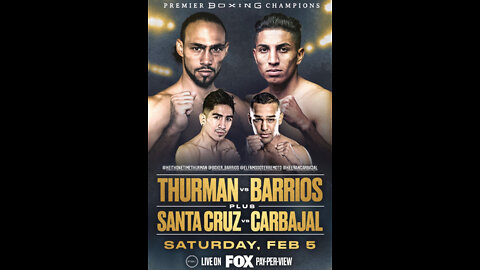 Fight Junkie: Keith Thurman V Mario Barrios Fight Prediction!