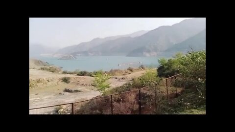 View of Tehri Dam Uttarakhand (India) From Near Dobra Chanthi Suspension Bridge