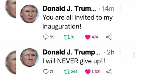 Donald Trump "I will NEVER Give Up".