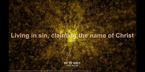 Be Ye Holy - Modern Power - Hope Bloom (Official Lyric Video)