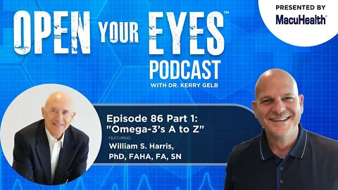 Episode 86 Part 1 - William S. Harris, PhD, FAHA, FA, SN "Omega-3’s A to Z"