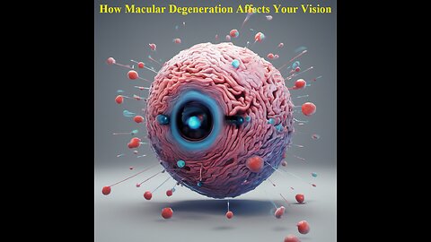 How Macular Degeneration Affects Your Vision - 3D animation