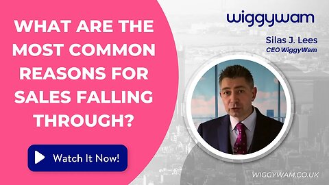 What are the most common reasons for sales falling through?