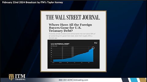 Dollar Collapse | Where Have All the Foreign Buyers Gone for U.S. Treasury Debt? + "Even the U.S. Allies Are Downsizing Their Dollar Reserves Seeing This Everybody Starts Looking for Ways to Protect Themselves." + Vladimir Putin