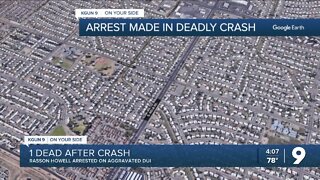 Arrest made in deadly crash