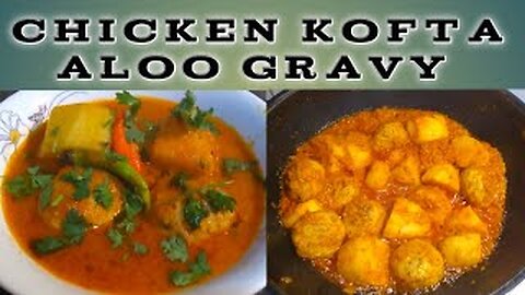 Chicken kofty aloo recipy| homemade chicken kofta | delicious gravy recipy| by fiza farrukh