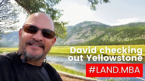 Co-Founder David enjoying Yellowstone's beauty