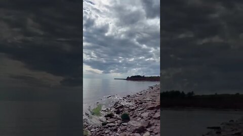 Cloudy day at the beach