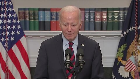 Joe Biden's Brain Freezes, Reboots After Being Asked A Question On Ukraine Funding