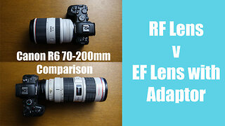 Canon R6 with the EF lens Adapter - Does it work?