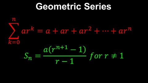 Geometric Series, Iteration and Recursion - Discrete Mathematics