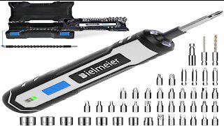 Bielmeier 4V Rechargeable Cordless Electric Screwdriver Kit Unboxing Review