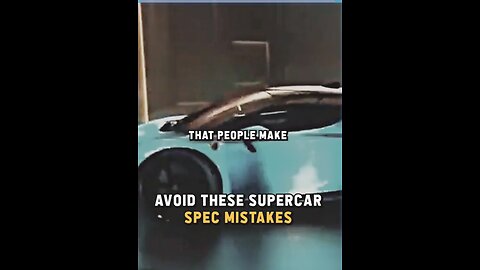 Avoid This SuperCars Spec