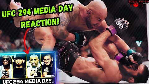 UFC 294 MEDIA DAY REACTION