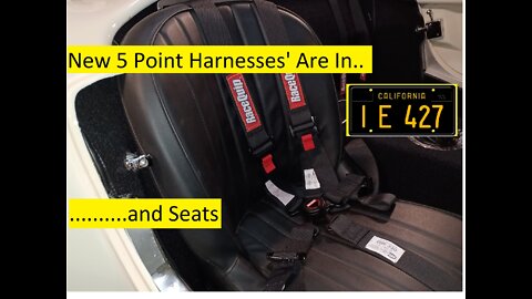 Strap In and Hold On!!!! New 5 Point harnesses' for Jim's Factory Five Racing Mk4.