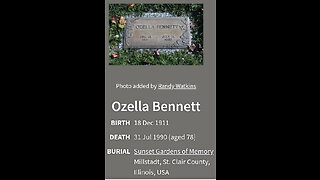 In Memory Of Angelsnupnup7's Grandmother SOUL Sista Ozella Bennett- Rest In #SOULPower4Ever !