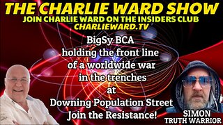 BigSy BCA holding the front line in the trenches at Downing Population Street with Charlie ward