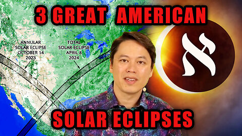 3 GREAT AMERICAN Solar ECLIPSES 2023-2024 ⚠️ Spell a WARNING Across USA 🇺🇸